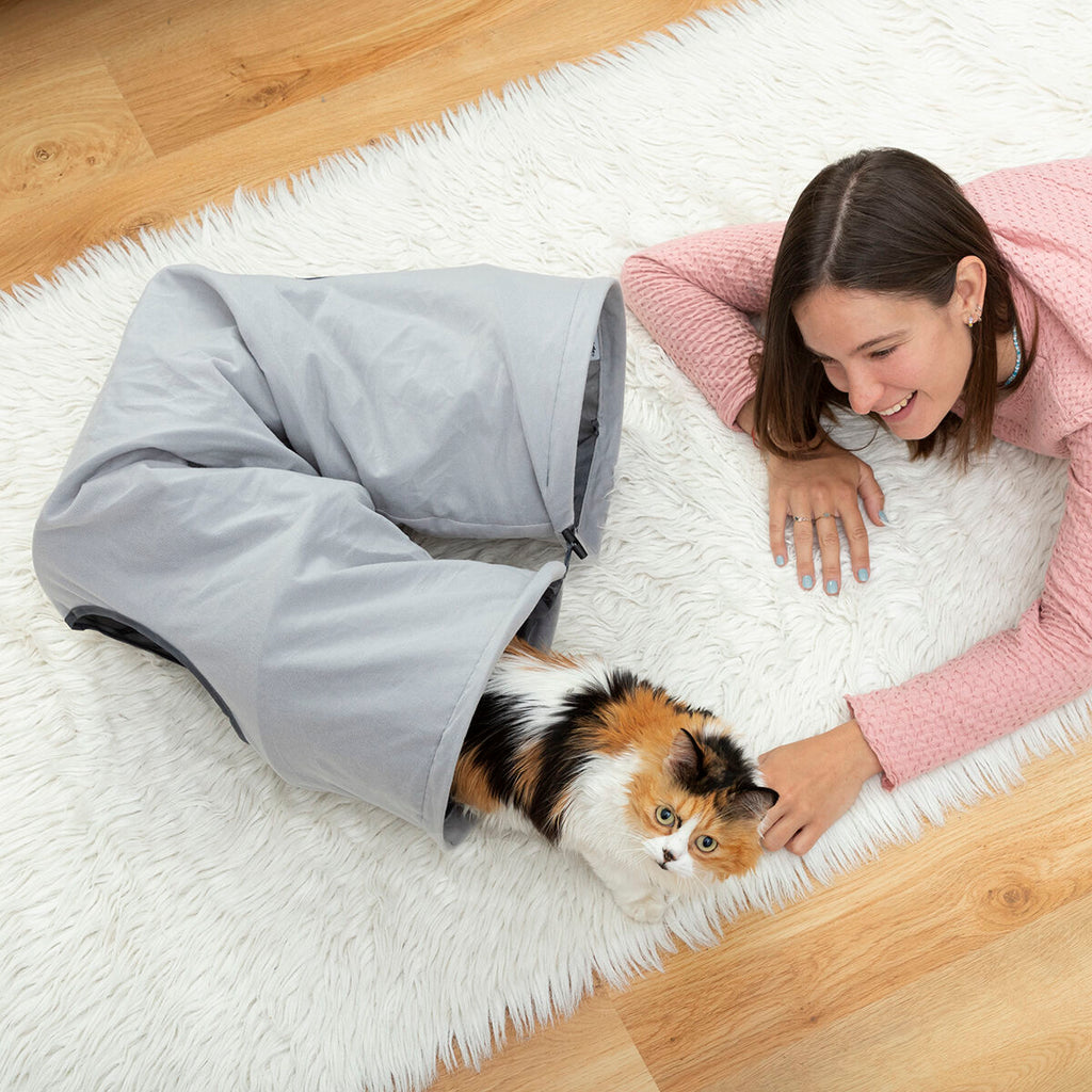 Túnel Dobrável para Gatos